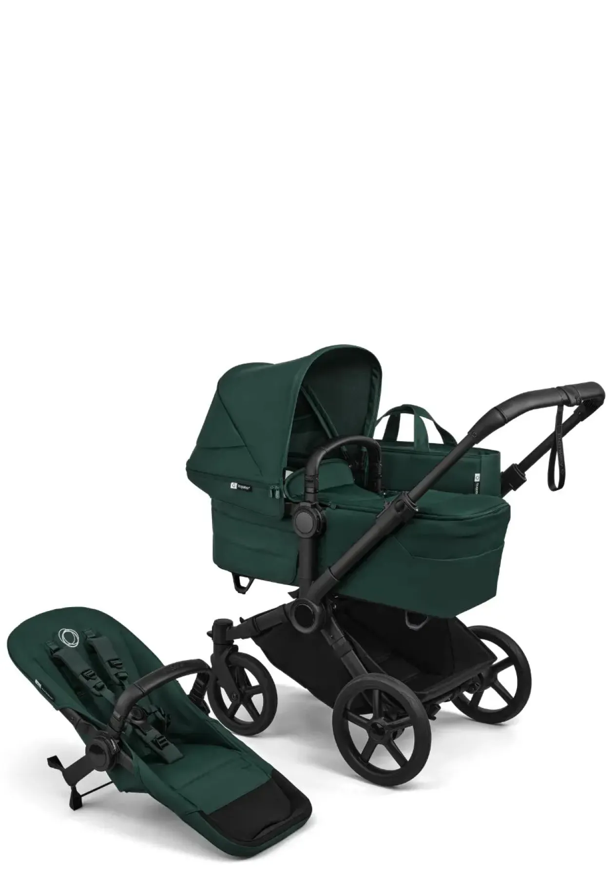 Kinderwagen-Set 'Donkey 6 Mono' Fern Green
