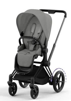 Kinderwagen-Set 'e-Priam' (2025) Mirage Grey