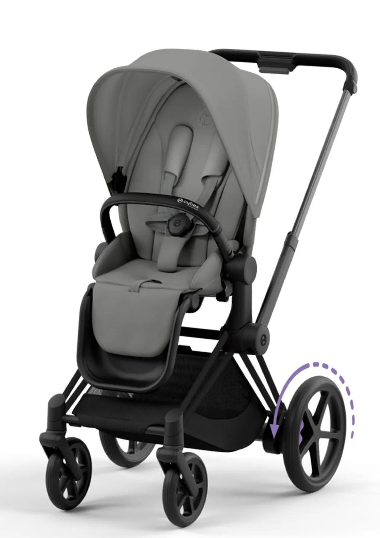 Kinderwagen-Set 'e-Priam' (2025) Mirage Grey
