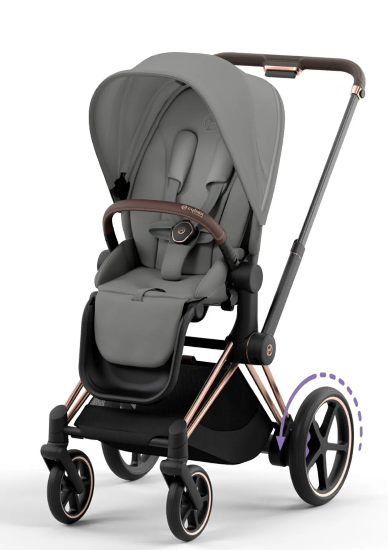 Kinderwagen-Set 'e-Priam' (2025) Mirage Grey