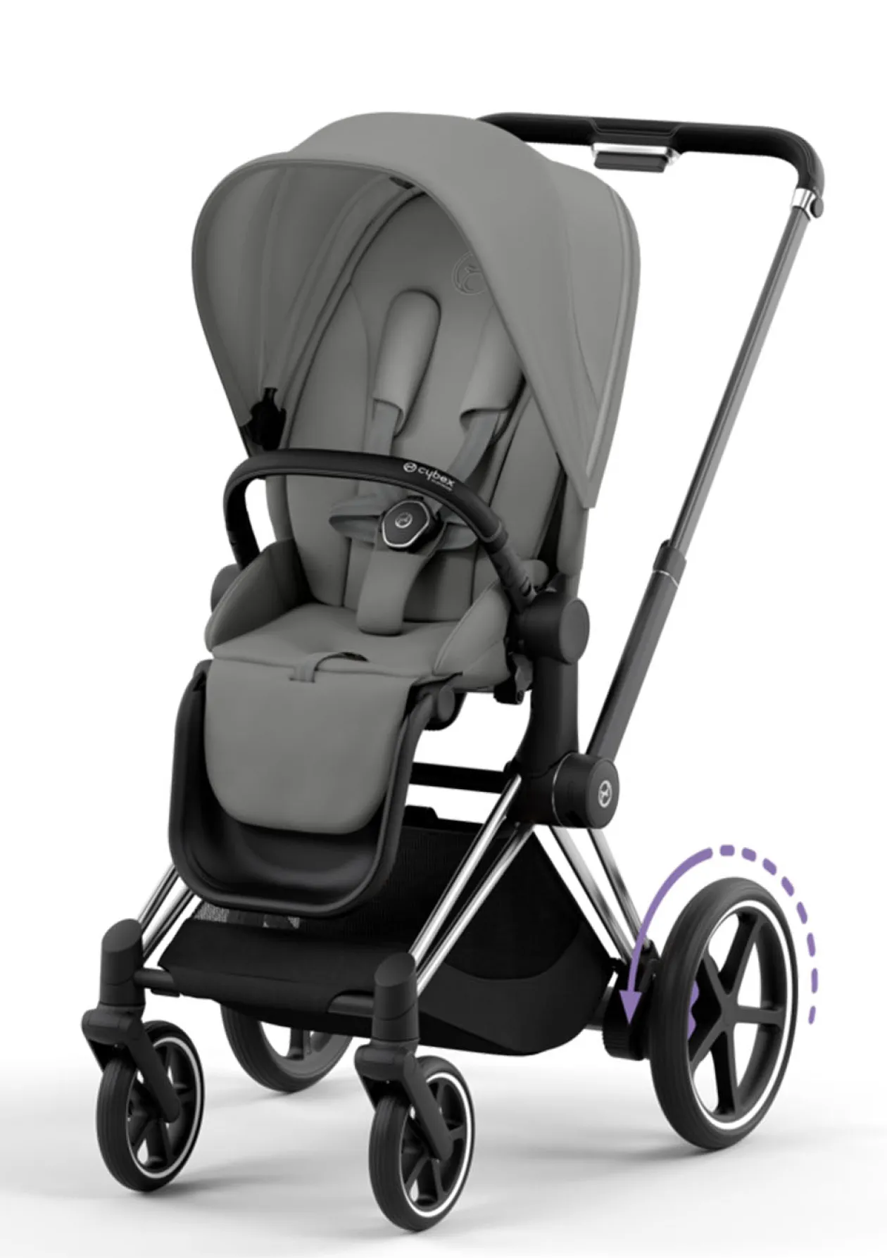 Kinderwagen-Set 'e-Priam' (2025) Mirage Grey