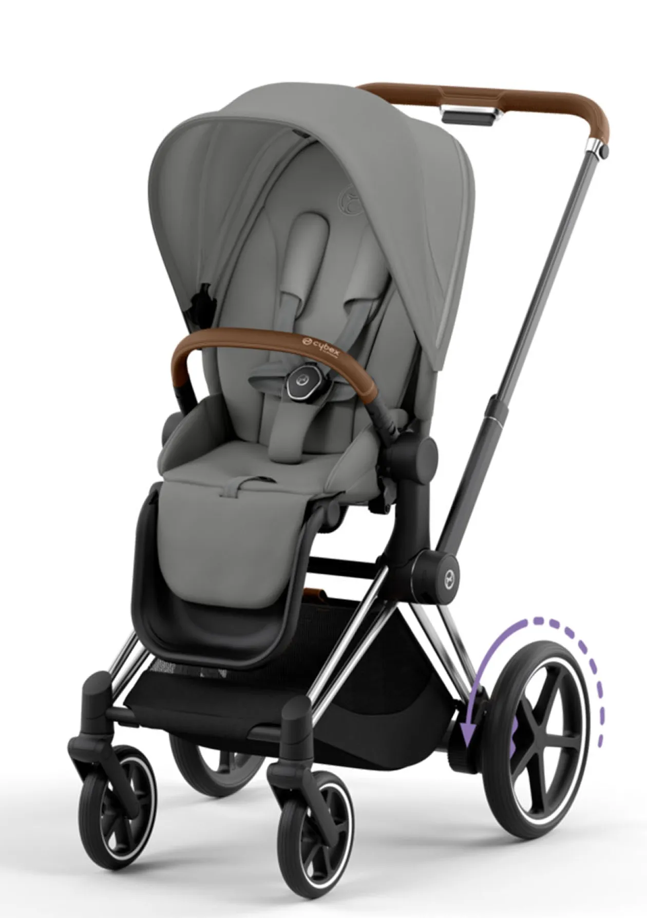 Kinderwagen-Set 'e-Priam' (2025) Mirage Grey