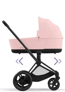 Kinderwagen-Set 'e-Priam' (2025) Peach Pink