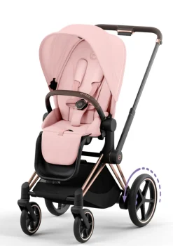 Kinderwagen-Set 'e-Priam' (2025) Peach Pink