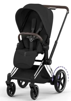 Kinderwagen-Set 'e-Priam Style' Sepia Black