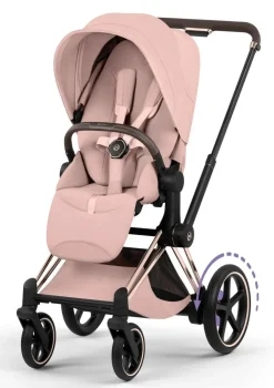 Kinderwagen-Set 'e-Priam Style' Peach Pink