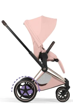 Kinderwagen-Set 'e-Priam Style' Peach Pink