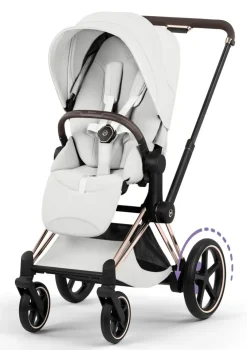 Kinderwagen-Set 'e-Priam Style' Off White