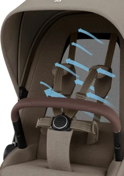 Kinderwagen-Set 'Fame' Twillic Truffle