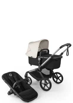 Kinderwagen-Set 'Fox 5 Renew – designed by you' Graphit / Heritage-Schwarz