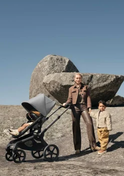 Kinderwagen-Set 'Fox 5 Renew' Graphit / Mondgrau