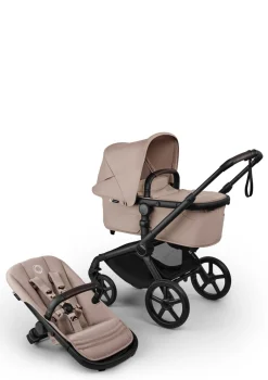 Kinderwagen-Set 'Fox 5 Renew' Schwarz / Wüstentaupe Melange