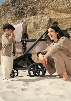 Kinderwagen-Set 'Fox 5 Renew' Schwarz / Wüstentaupe Melange