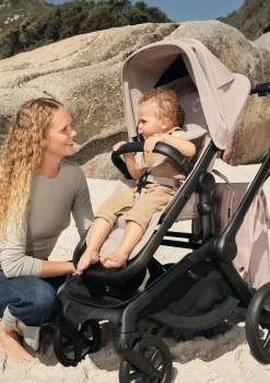 Kinderwagen-Set 'Fox 5 Renew' Schwarz / Wüstentaupe Melange