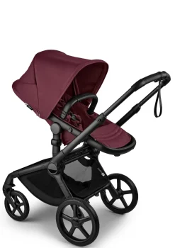 Kinderwagen-Set 'Fox 5 Renew' Schwarz / Dark Cherry