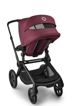 Kinderwagen-Set 'Fox 5 Renew' Schwarz / Dark Cherry