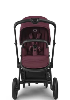 Kinderwagen-Set 'Fox 5 Renew' Schwarz / Dark Cherry