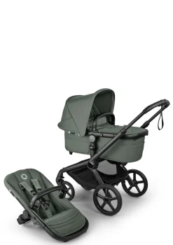Kinderwagen-Set 'Fox 5 Renew' Schwarz / Forest Green