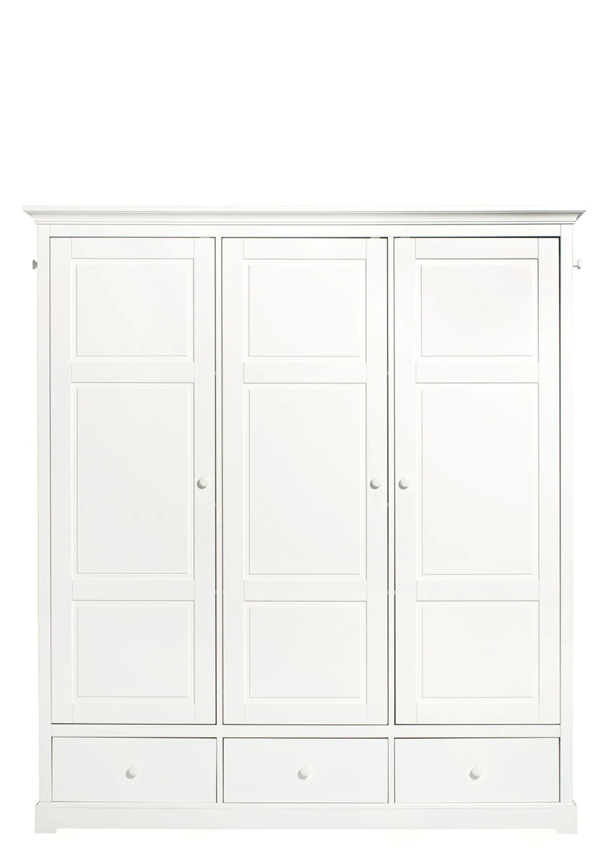 Kleiderschrank 'Seaside' 3-türig weiß