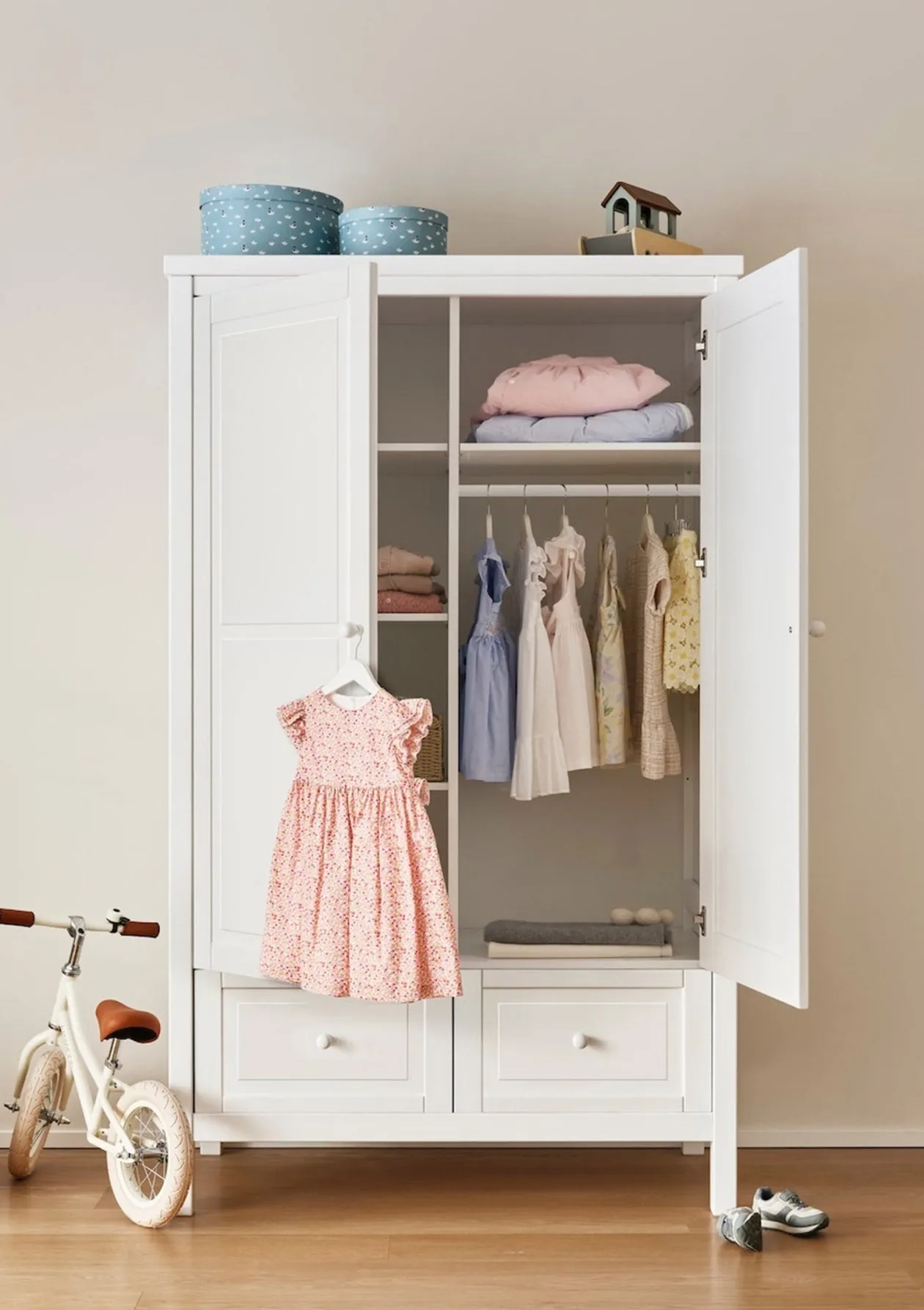 Kleiderschrank 2-türig weiß