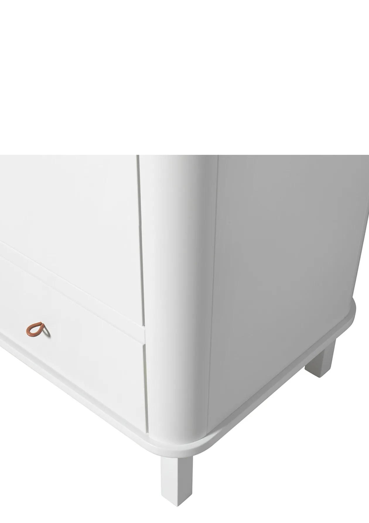 Kleiderschrank 'Wood' 2-türig weiss