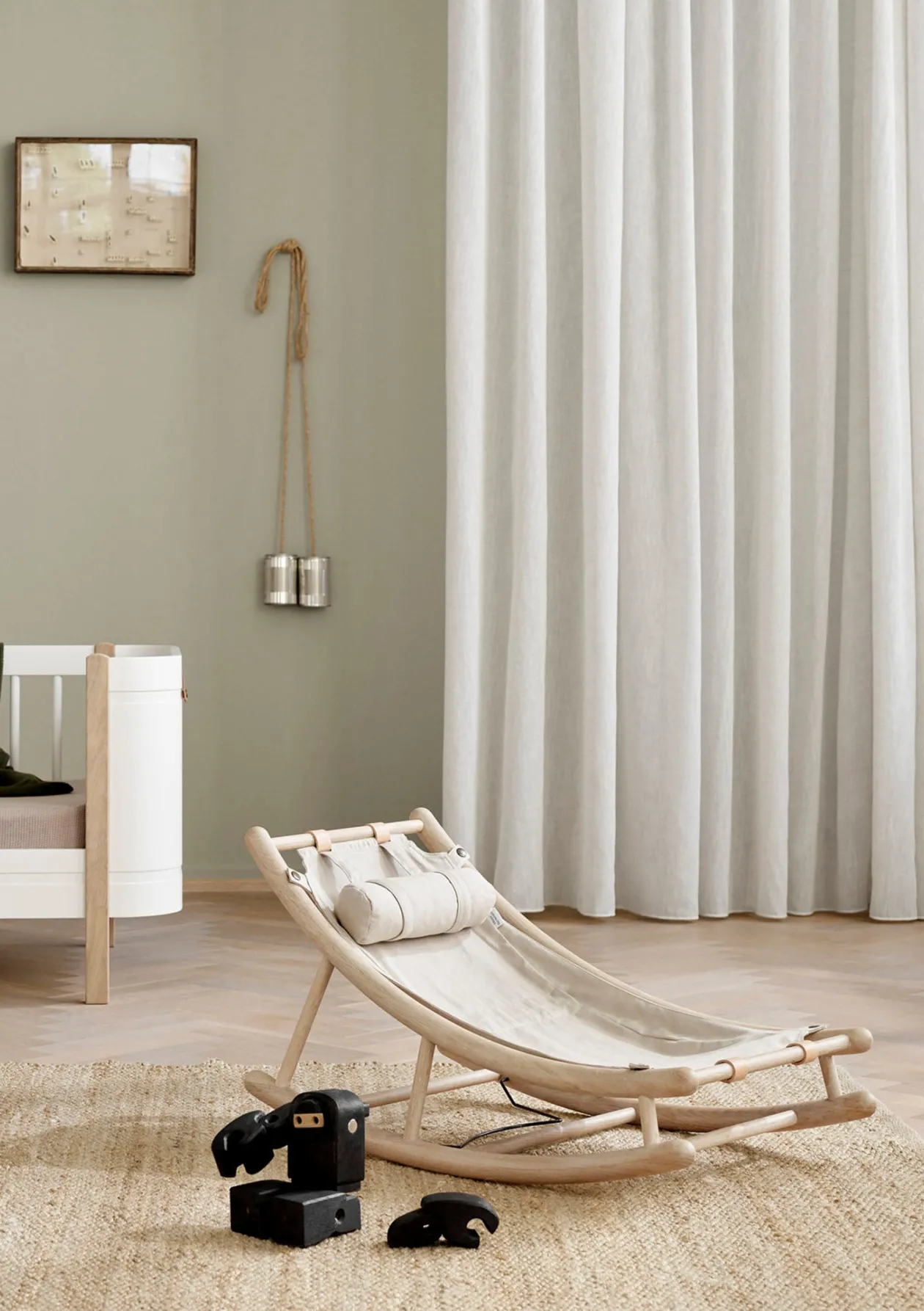 Kleinkind-Wippe 'Wood' Eiche/natur