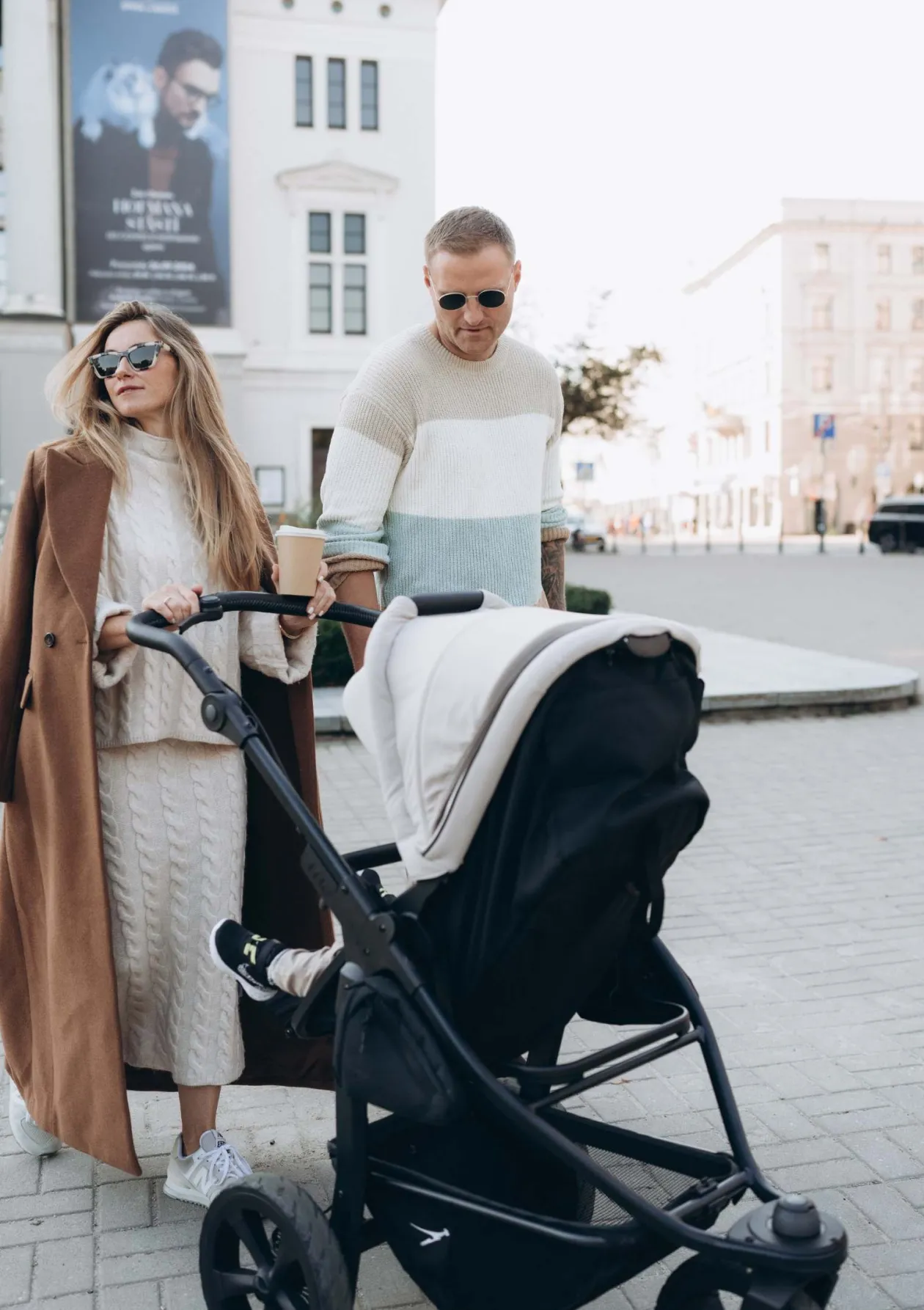 Kombi-Kinderwagen 'Mono 3' Premium Schwarz