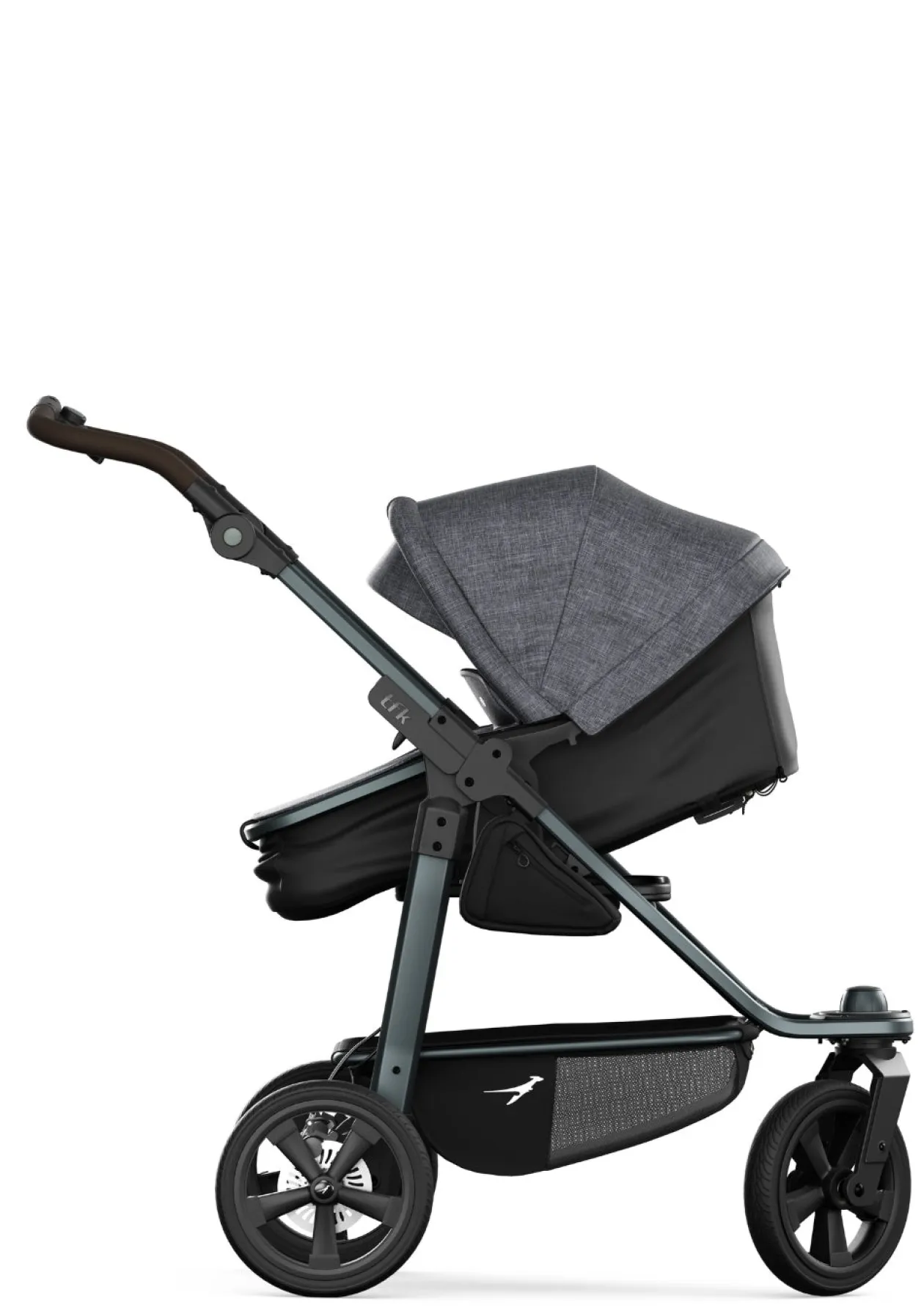 Kombi-Kinderwagen 'Mono 3' Premium Schwarz