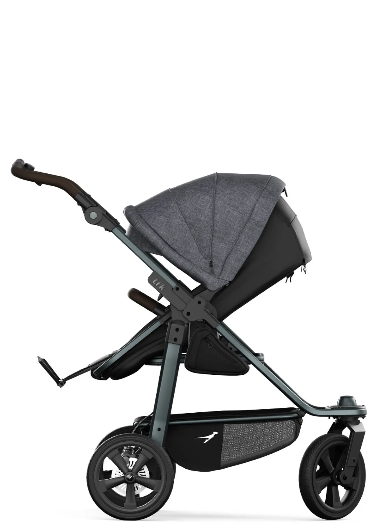 Kombi-Kinderwagen 'Mono 3' Premium Schwarz