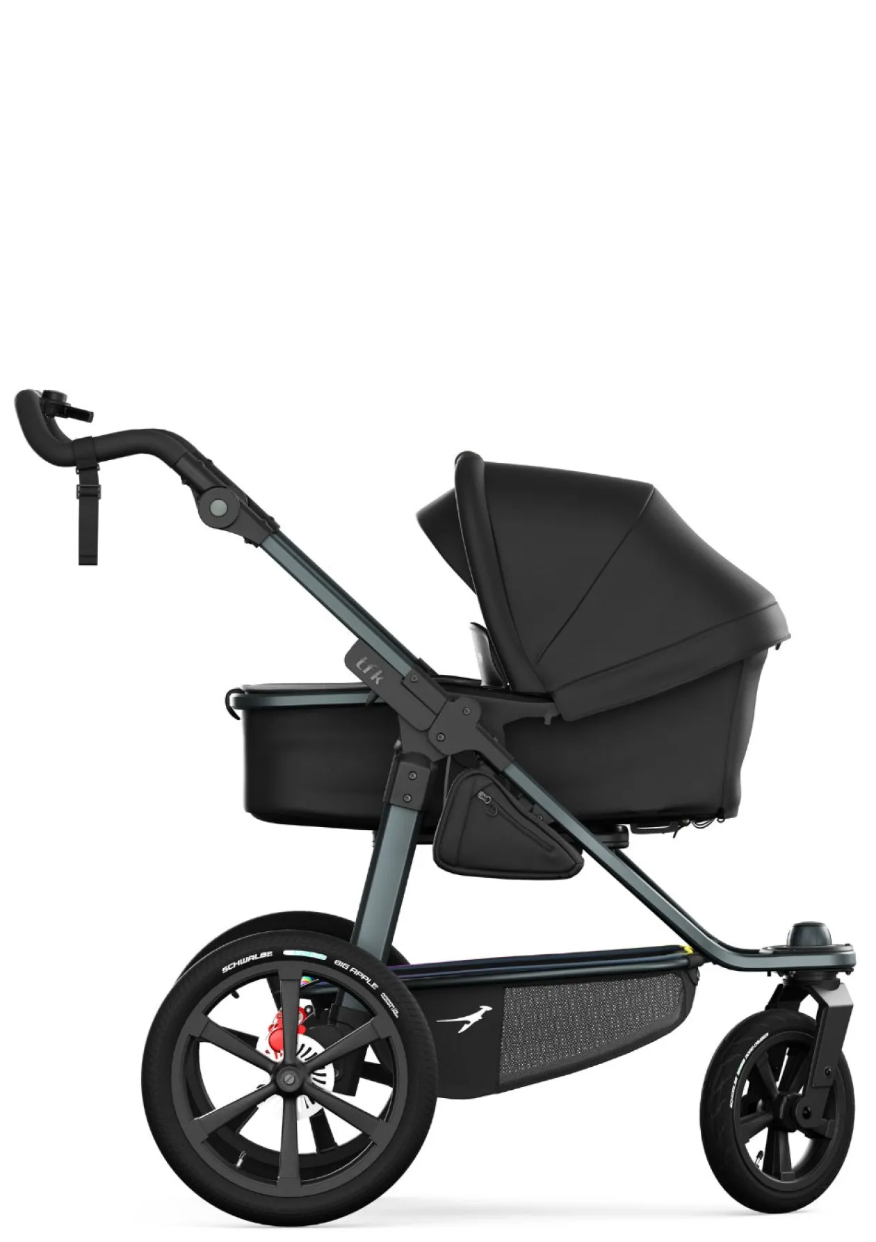 Kombi-Kinderwagen 'Pro' schwarz