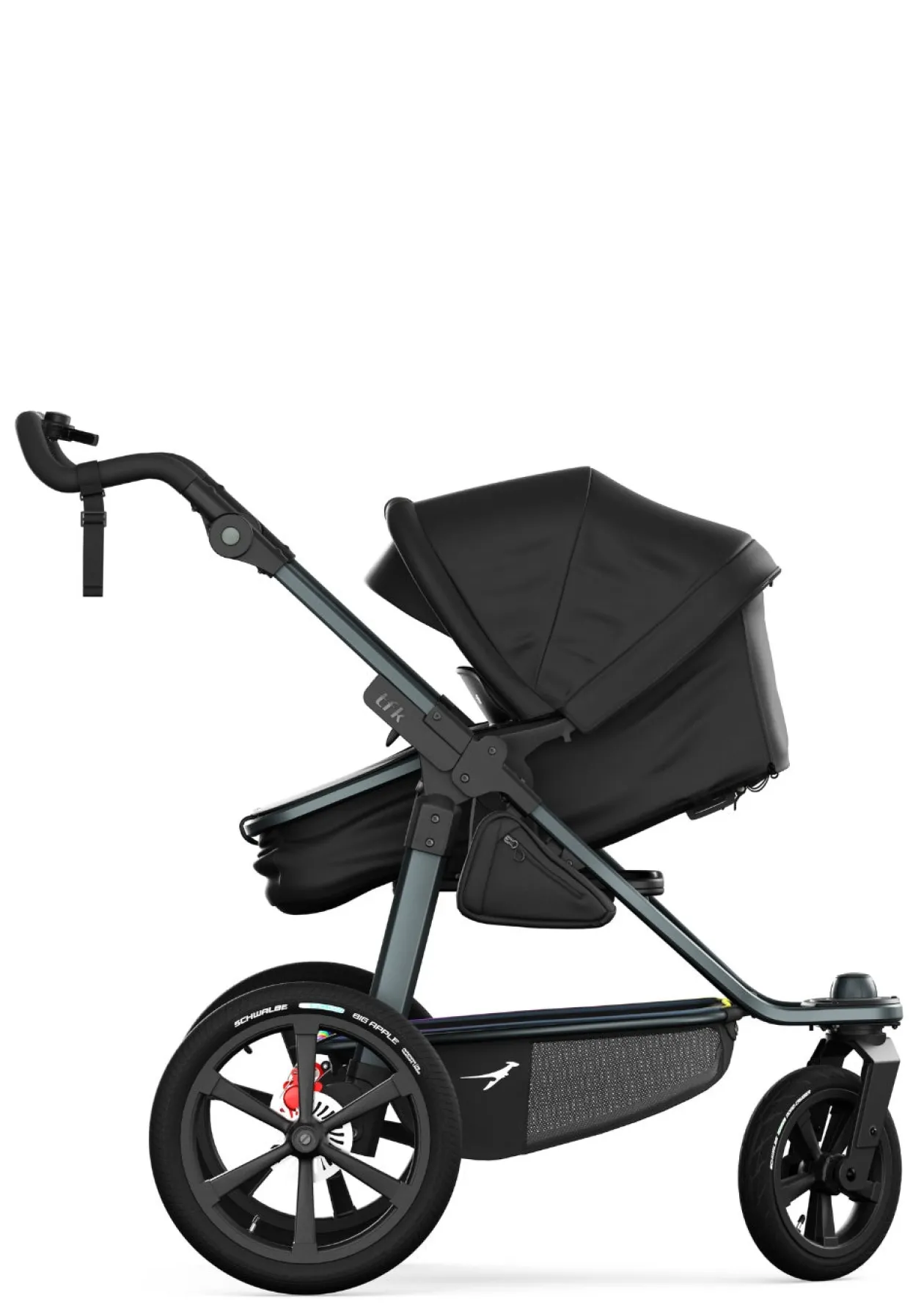 Kombi-Kinderwagen 'Pro' schwarz