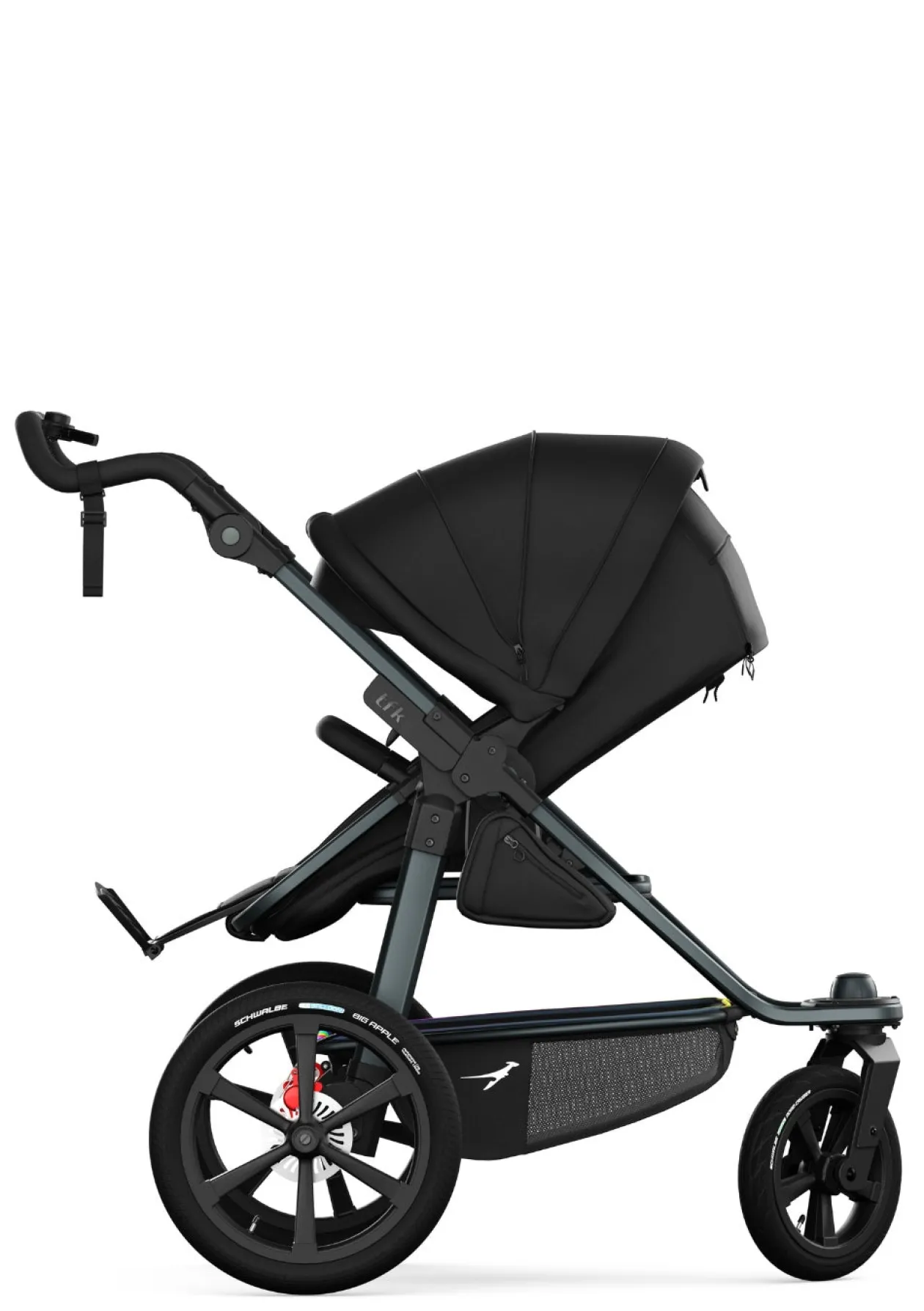 Kombi-Kinderwagen 'Pro' schwarz