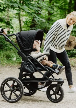 Kombi-Kinderwagen 'Pro' schwarz