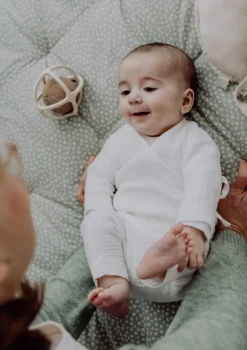 Krabbeldecke Blume Salbei 120 x 120 cm