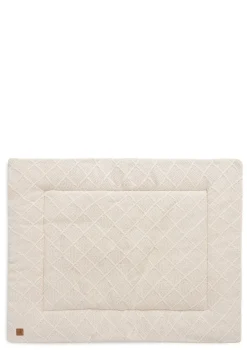 Krabbeldecke 'Check Knit' Oatmeal 95 x 75 cm