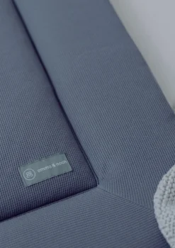 Krabbeldecke Mini Piqué Essential Blau 120 x 120 cm