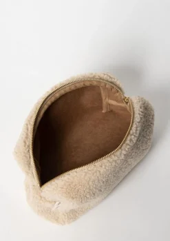 Kulturtasche 'Teddy Pouch' Ecru