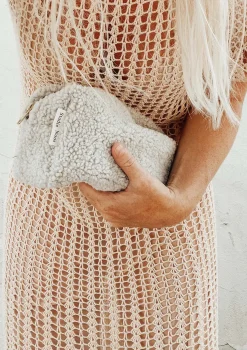 Kulturtasche 'Teddy Pouch' Light grey