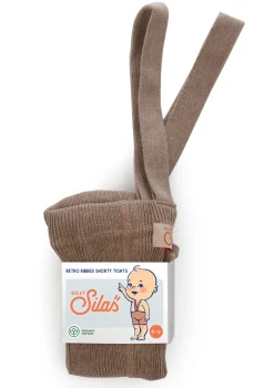 Kurze Strumpfhose mit Trägern cocoa blend