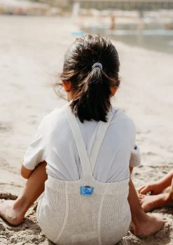 Kurze Strumpfhose mit Trägern cream blend