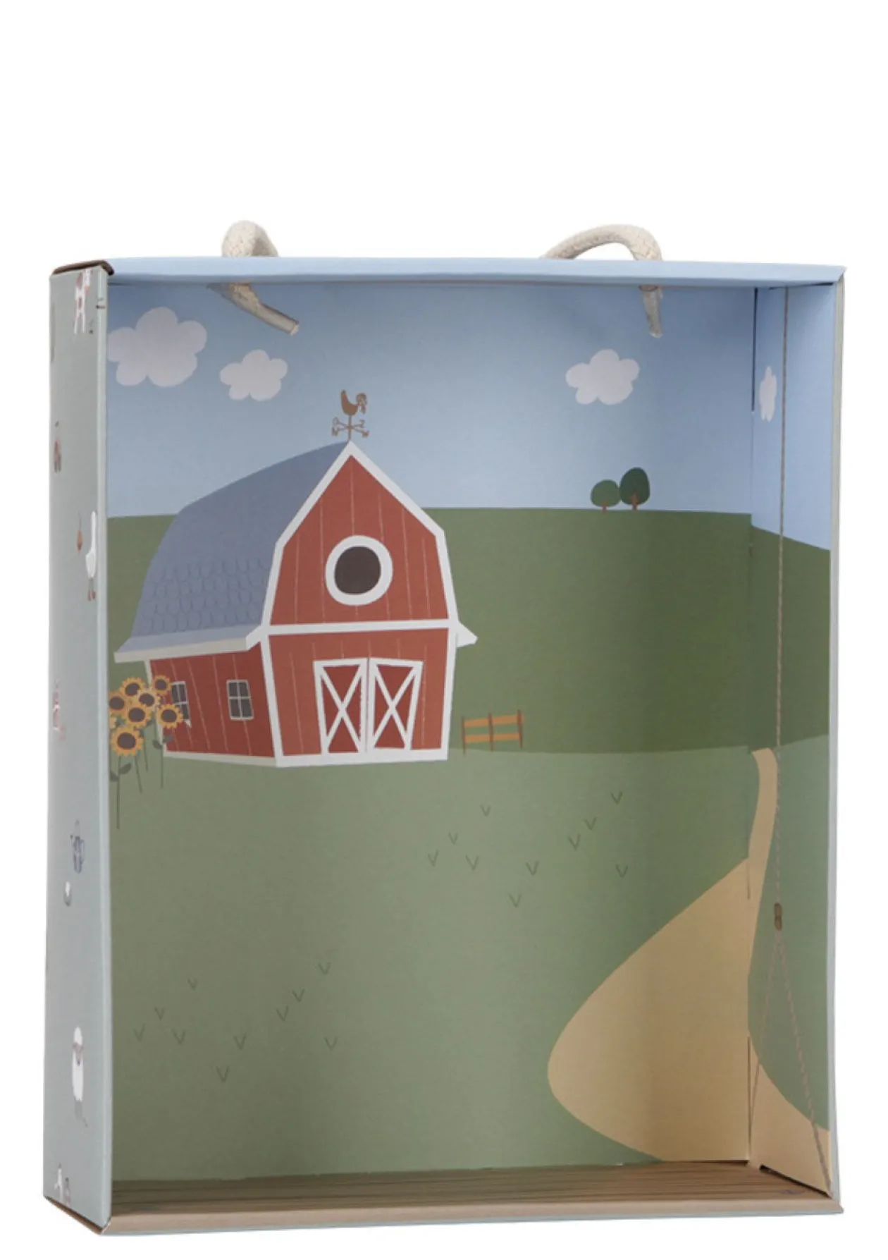 Kuschelpuppe Rosa mit Schaf 'Little Farm'