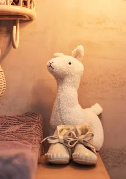 Kuscheltier 'Lama' Off White