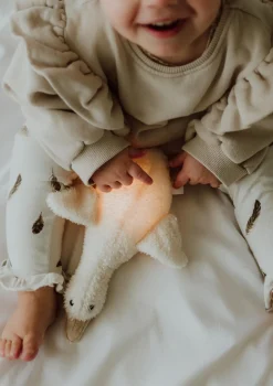 Kuscheltier mit Nachtlicht 'Liva' beige