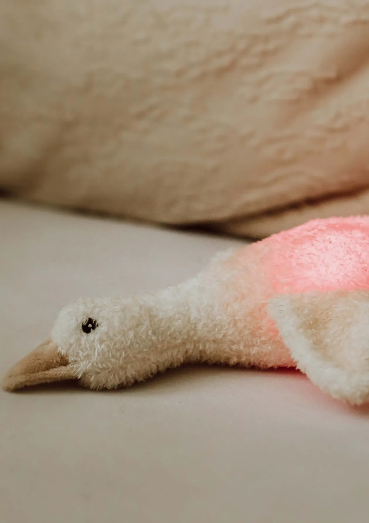 Kuscheltier mit Nachtlicht 'Liva' beige