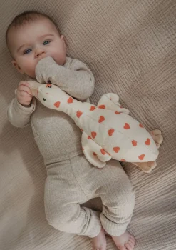 Kuscheltier mit Spieluhr 'Liva ' Beige Hearts (wiederaufladbar)