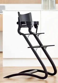 Ledergurt für Hochstuhl-Sicherheitsbügel Black