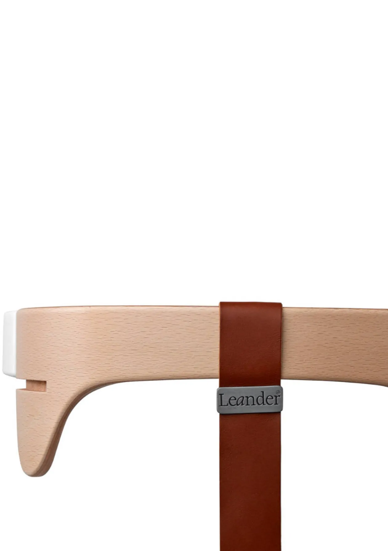 Ledergurt für Hochstuhl-Sicherheitsbügel Brown