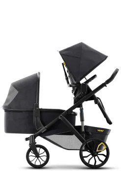 Liegewanne dunkelgrau / schwarz