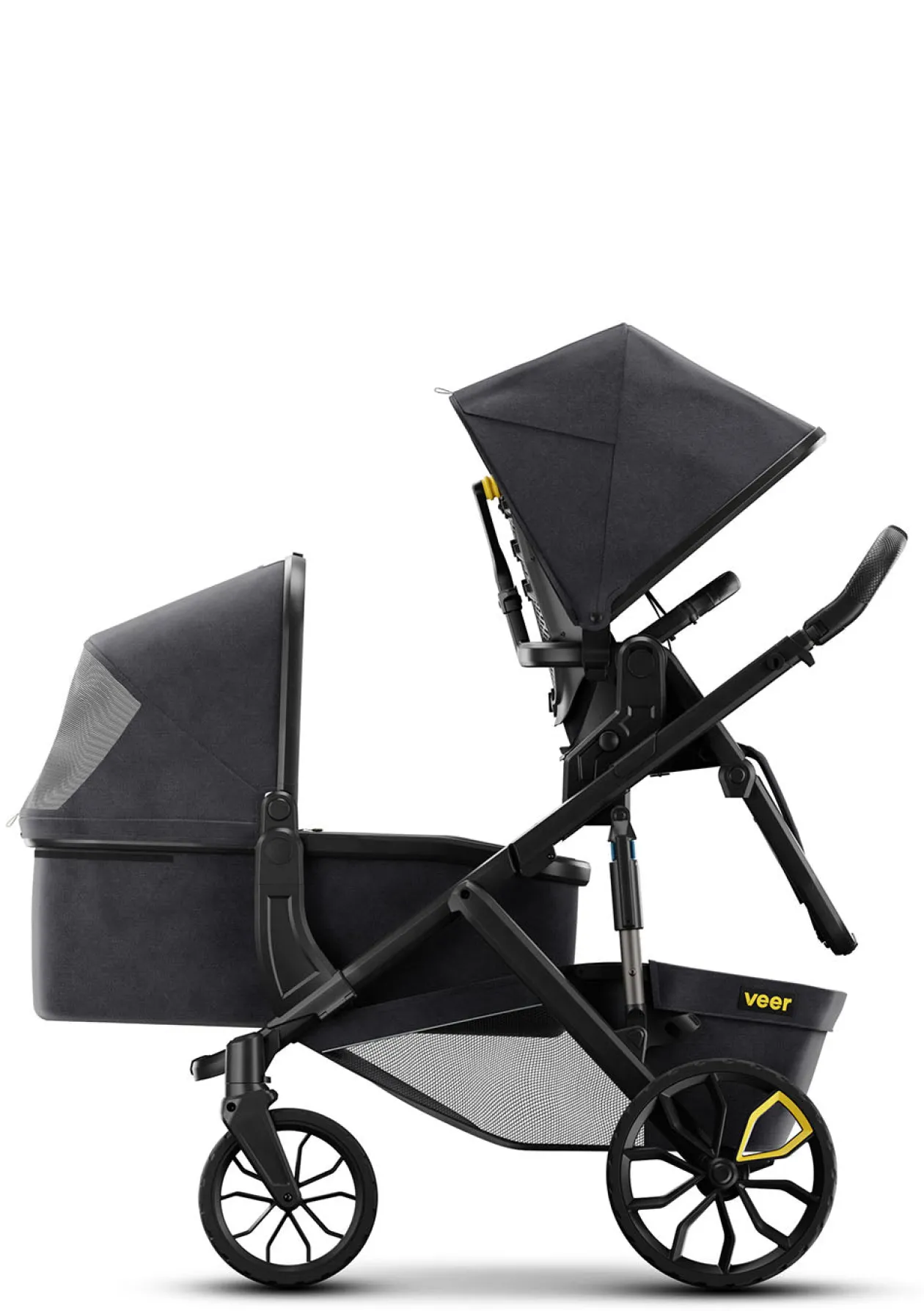 Liegewanne dunkelgrau / schwarz