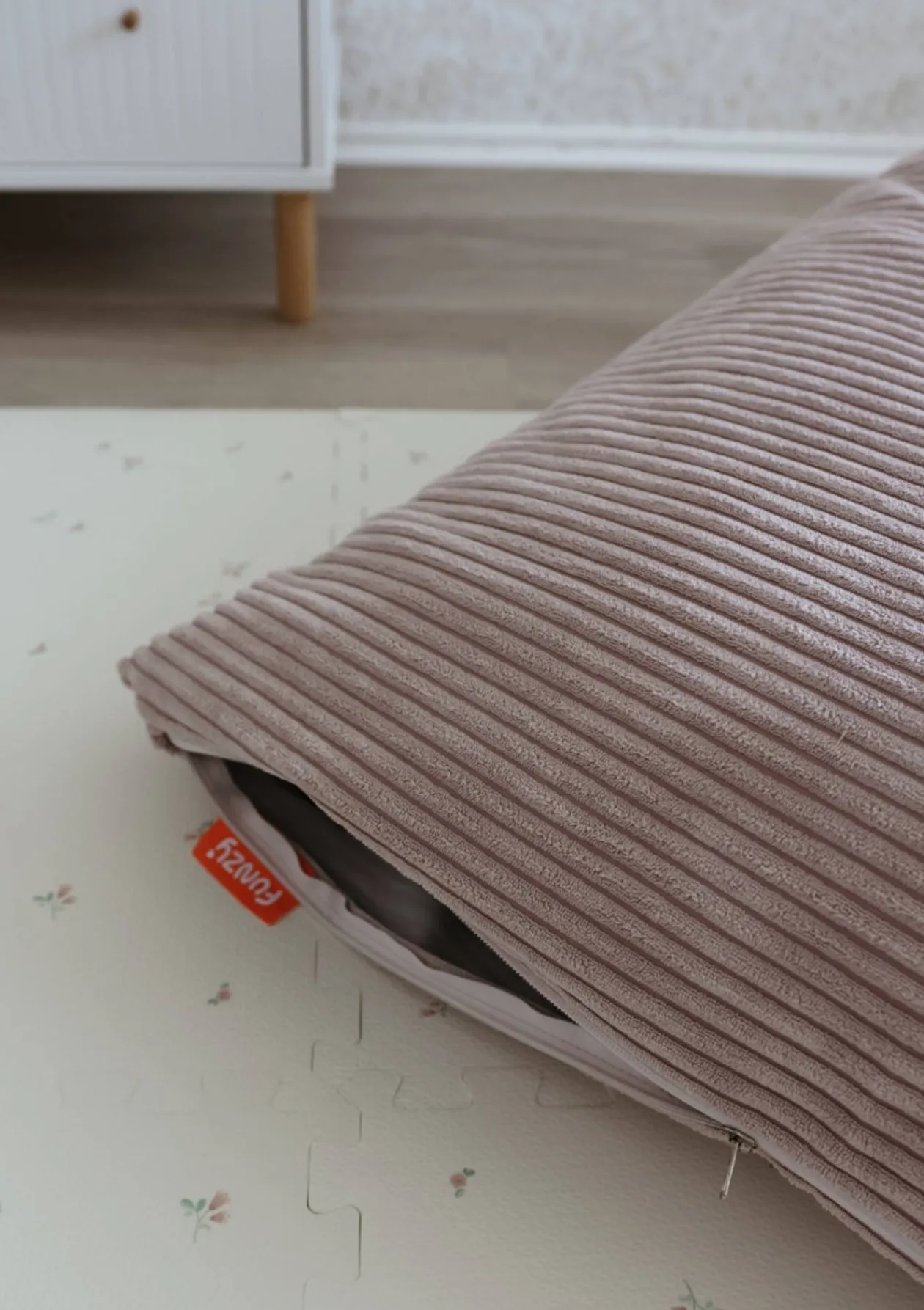 Lounger Sitzsack Cord Kirschblüte Rosa